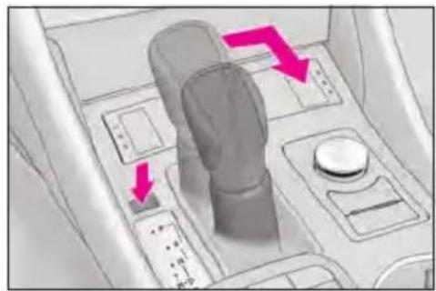 LEXUS RC 350 AWD (2019) - If the shift lever cannot be shifted from P - 2