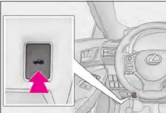 Diagram showing a car seatbelt with a pink arrow pointing to the seatbelt, alongside a vehicle interior view.