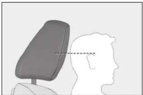 LEXUS RC 350 AWD (2019) - Adjusting a head restraint vertically - 3