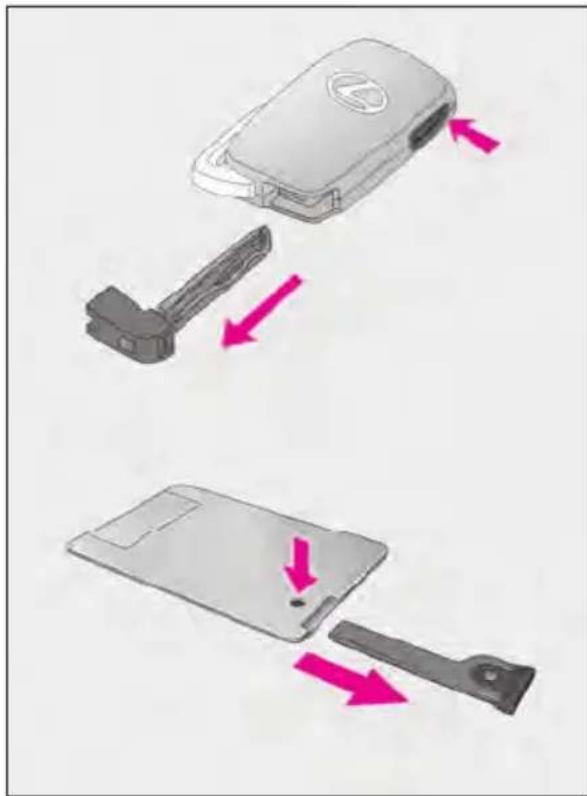 Diagram showing two-step assembly of a car door lock, with arrows indicating process flow.