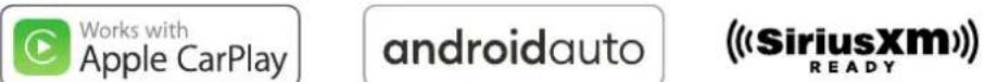 Works with Apple CarPlay androidauto ((Siriusxm)) READY
