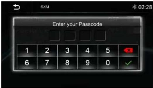 Enter your Passcode 1 2 3 4 5 6 7 8 9 0 ✓