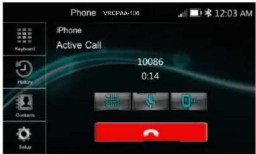 Phone VRCP8A-106 iPhone Active Call 10086 0:14