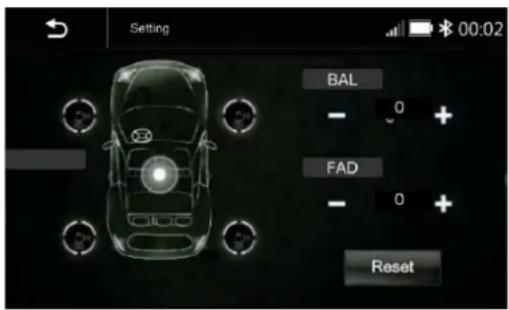 Setting BAL FAD Reset