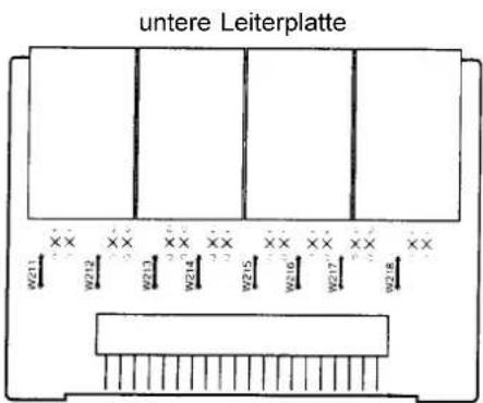 untere Leiterplatte W211 W212 W213 W214 W215 W216 W217 W218