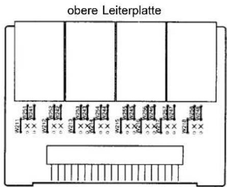 obere Leiterplatte W211 W212 W213 W214 W215 W216 W217 W218