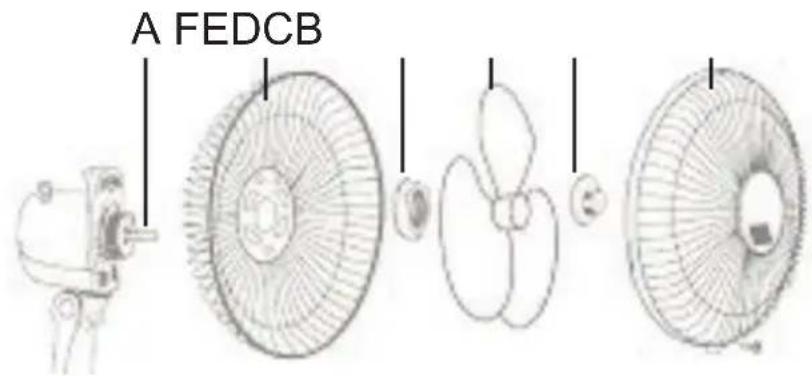 A FEDCB