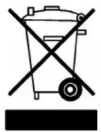 Symbol of a waste bin with crossed-out load and blank space, indicating no waste or disposal.