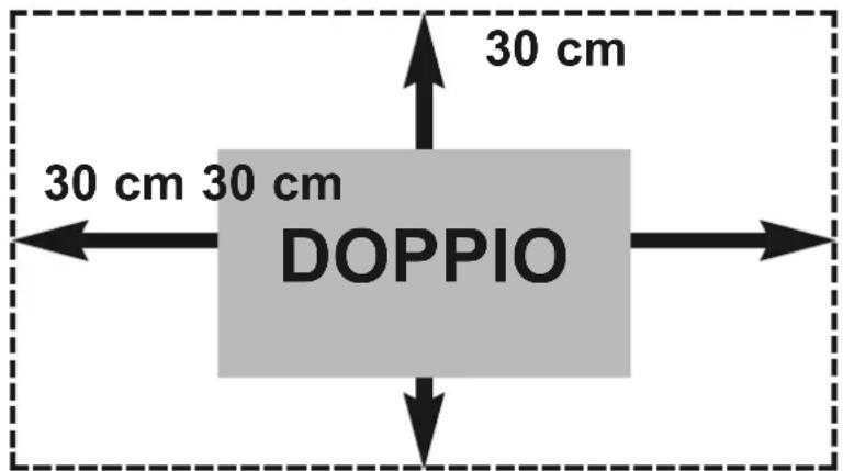 30 cm 30 cm 30 cm DOPPIO