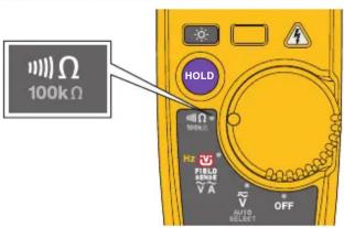 100kΩ HOLD FIELD GROUND V A OFF SET