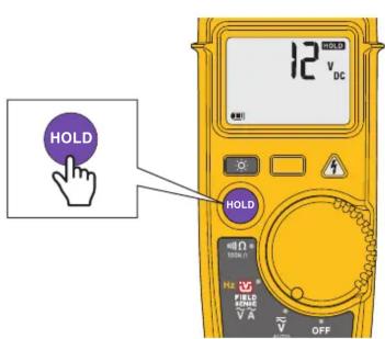 12 V DC HOLD HOLD OFF