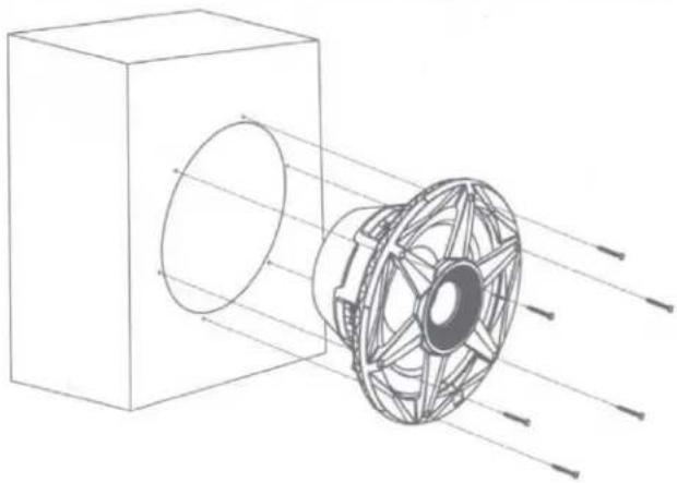JBL Stadium Marine 102 - FLUSH-MOUNTING THE TWEETER - 4