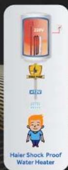Zerv Cerv Haier Shock Proof Water Heater