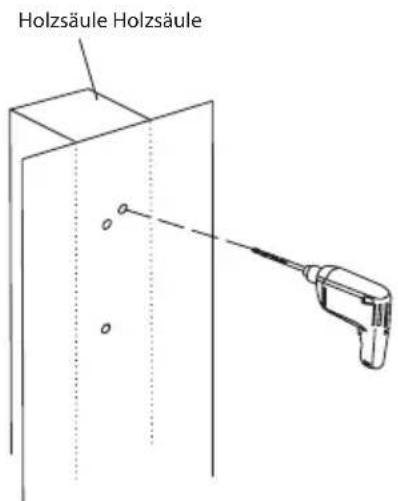Holzsäule Holzsäule