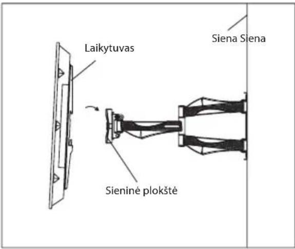 Laikytuvas Siena Siena Sieniné plokště