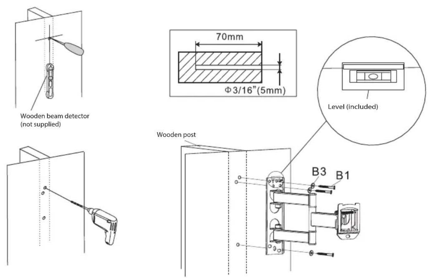 ECG LD 174201 - 1B – Wooden crossbar assembly - 1
