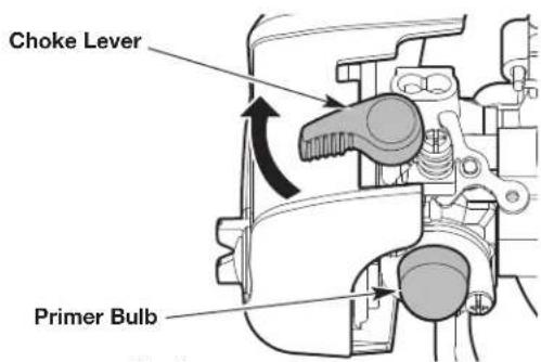 Choke Lever Primer Bulb
