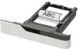 LEXMARK XM7355 - Einlegen von Druckmedien in das 550-Blatt-Fach - 7