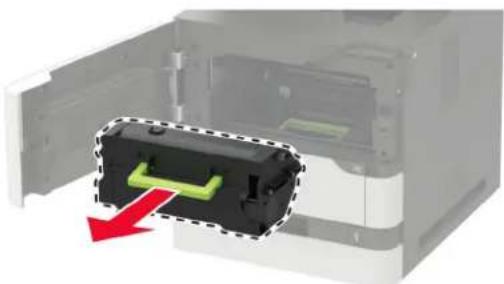 LEXMARK XM7355 - Austauschen der Tonerkassette - 2