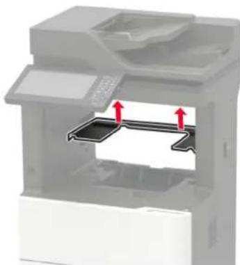 LEXMARK XM7355 - Installation des Hefter-/Locher-Finishers - 2