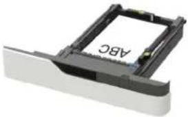 LEXMARK XM7355 - Einlegen von Druckmedien in das 550-Blatt-Fach - 10