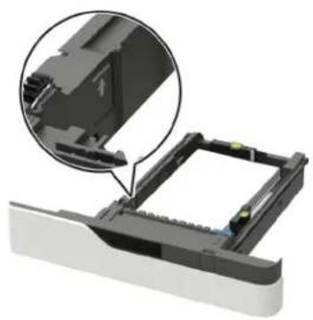 LEXMARK XM7355 - Einlegen von Druckmedien in das 550-Blatt-Fach - 6