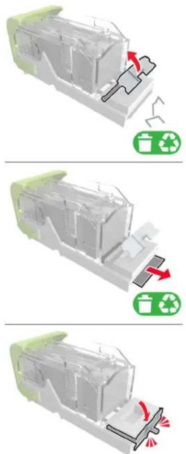 LEXMARK XM7355 - Heftklammerstau im Hefter-/Locher-Finisher - 3