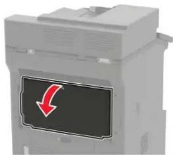 LEXMARK XM7355 - Papierstau in der Ablage für versetzte Ausgabe oder im Hefter-Finisher - 1