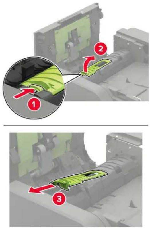 LEXMARK XM7355 - Austauschen der ADZ-Trennrolle - 2