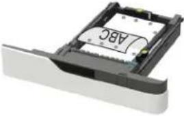 LEXMARK XM7355 - Einlegen von Druckmedien in das 550-Blatt-Fach - 11