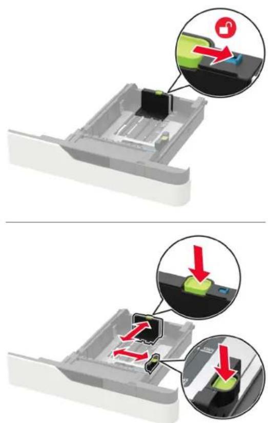 LEXMARK XM7355 - Einlegen von Druckmedien in das 550-Blatt-Fach - 3