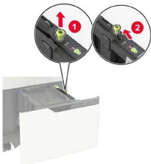 LEXMARK XM7355 - Einlegen von Papier im Format A4, Letter, Legal, Oficio oder Folio - 1