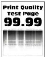 LEXMARK XM7355 - Vertikale, helle Streifen - 1