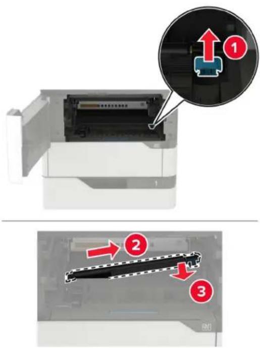 LEXMARK XM7355 - Austauschen der Übertragungsrolle - 4