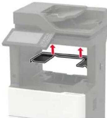 LEXMARK XM7355 - Setzen Sie den Hefter-Finisher ein - 2
