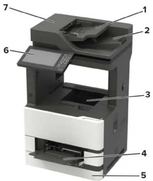 LEXMARK XM7355 - Grundmodell - 1