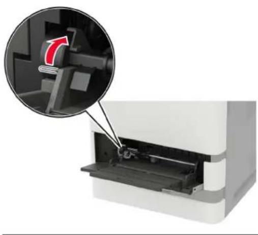 LEXMARK XM7355 - Reinigen der Einzugsrolle in der Universalzuführung - 2