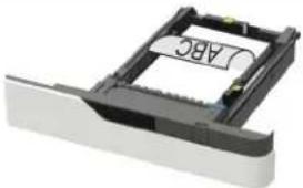 LEXMARK XM7355 - Einlegen von Druckmedien in das 550-Blatt-Fach - 8