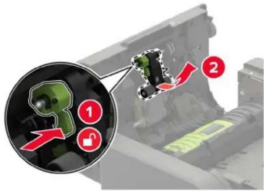LEXMARK XM7355 - Austauschen der ADZ-Einzugsrolle - 3