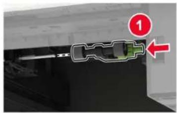 LEXMARK XM7355 - Reinigen der Einzugsrollen - 4
