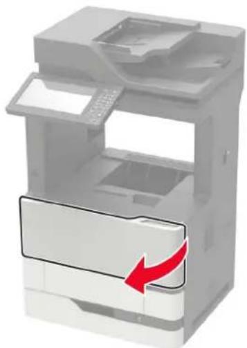 LEXMARK XM7355 - Ermitteln der Seriennummer des Druckers - 1