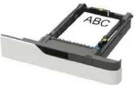 LEXMARK XM7355 - Einlegen von Druckmedien in das 550-Blatt-Fach - 9