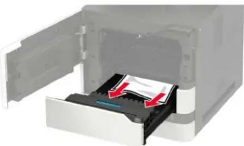 LEXMARK XM7355 - Papierstau in Klappe A - 6