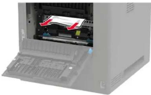 LEXMARK XM7355 - Papierstau in Klappe C - 2