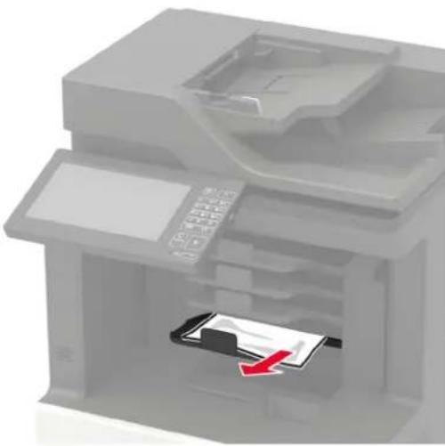 LEXMARK XM7355 - Papierstau in der Mailbox-Ablage - 1