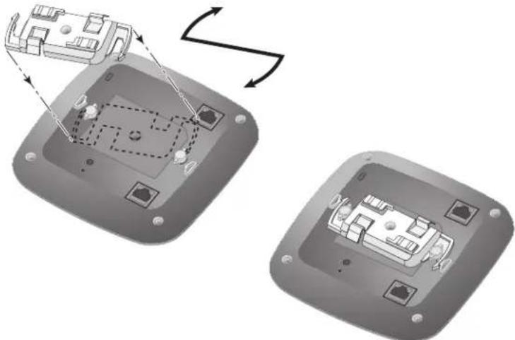 HP Aruba Unified AP-345 - Using the Ceiling Rail Adapter - 1
