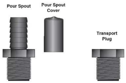 Pour Spout Pour Spout Cover Transport Plug