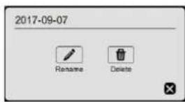 TASCAM SS250 Control - ⑦ Folder menu button - 1