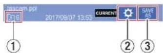 TASCAM SS250 Control - Current playlist display details - 1