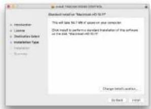 Standard Install on Microsoft HD 50.77 This will take 54.74% of space on your computer. Click Install to perform standard installation of the software on the site, Microsoft HD 50.77. Change Install Location... File Back Import
